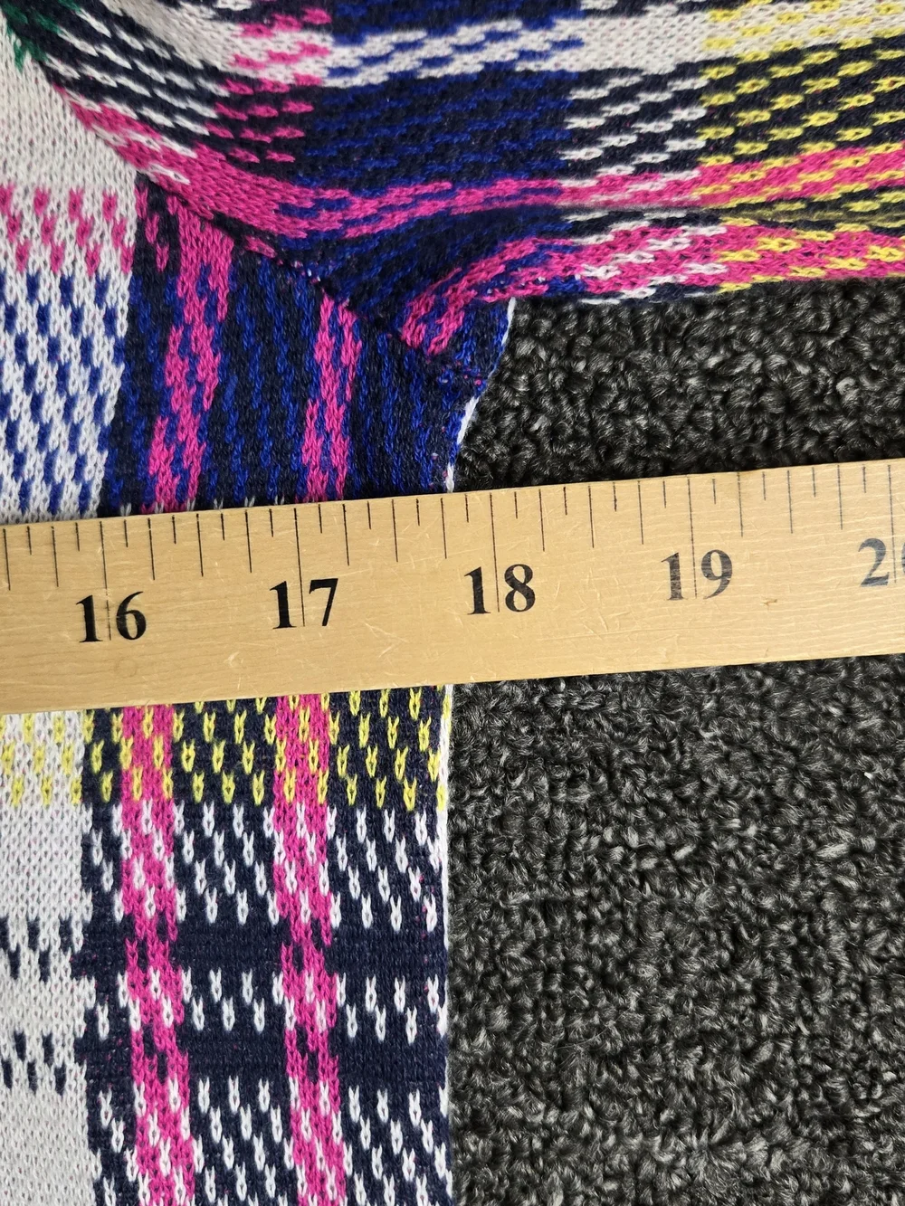 Charter Club Sweater Womens S Pink Black Plaid Whimsy Crew Neck Preppy New